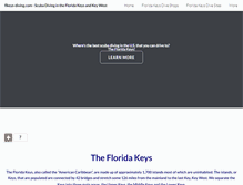 Tablet Screenshot of flkeys-diving.com